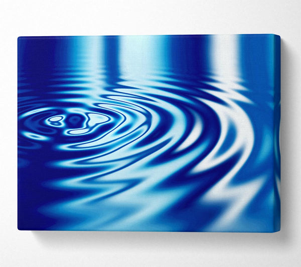 Liquid Blue Ripples