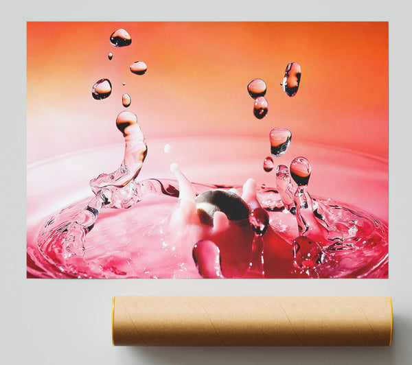 Pink Water Splash