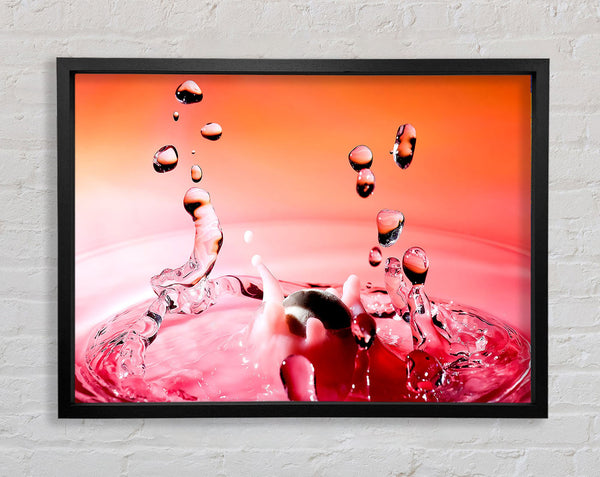 Pink Water Splash