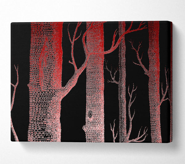 Red Night Trees