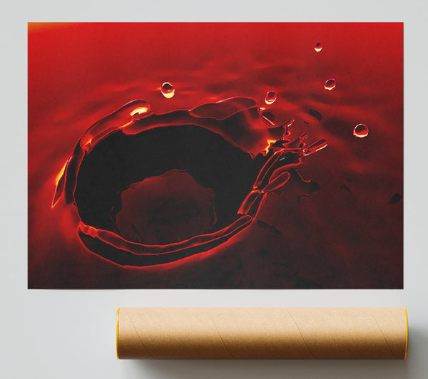 Red Water Splash