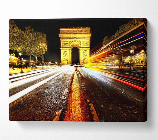 Arc De Triomphe At Night