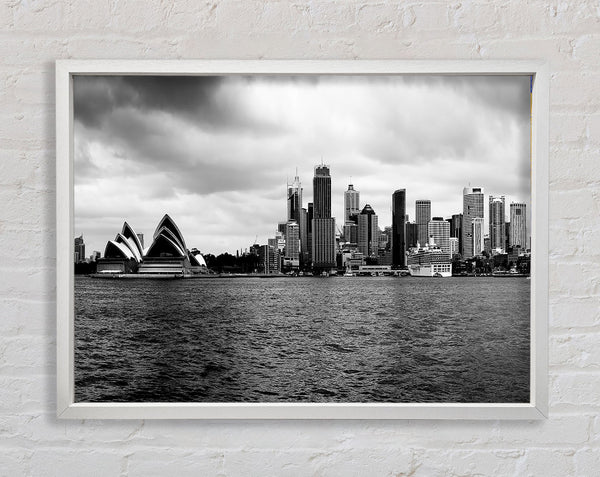 Australia Sydney River View B n W