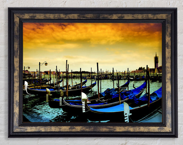 Beautiful Boats In The Harbour