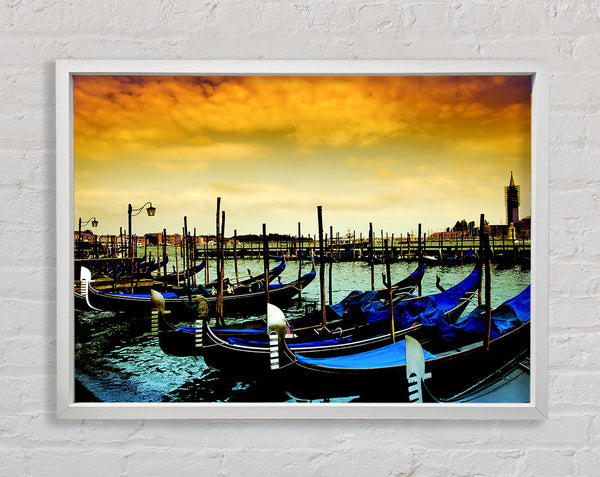 Beautiful Boats In The Harbour