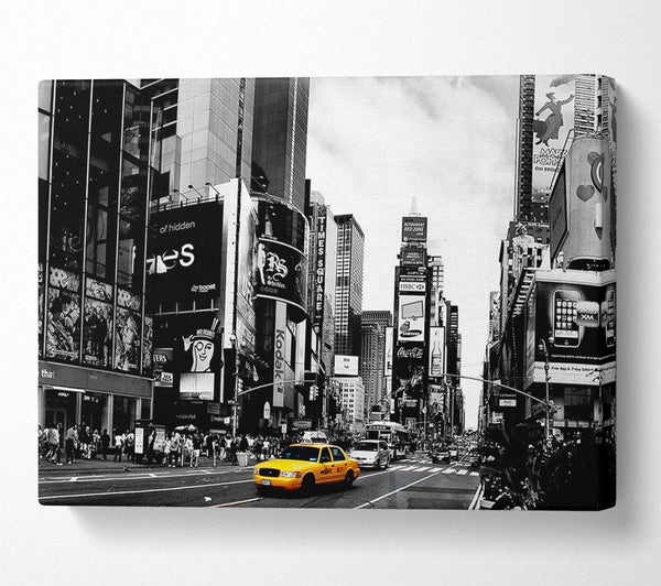 Broadway Yellow Cab B n W