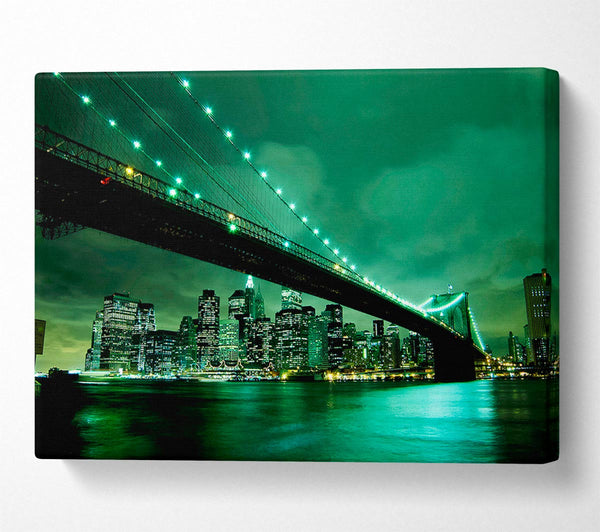 Brooklyn Bridge New York Green Cast