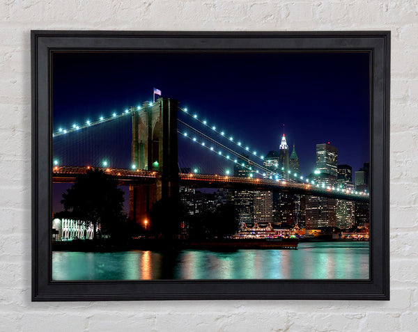 Brooklyn Bridge NYC Blue Nights