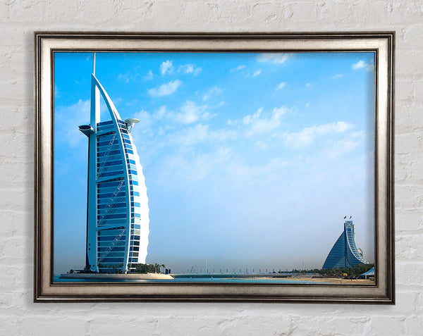 Burj Al Arab Dubai In The Morning Sky