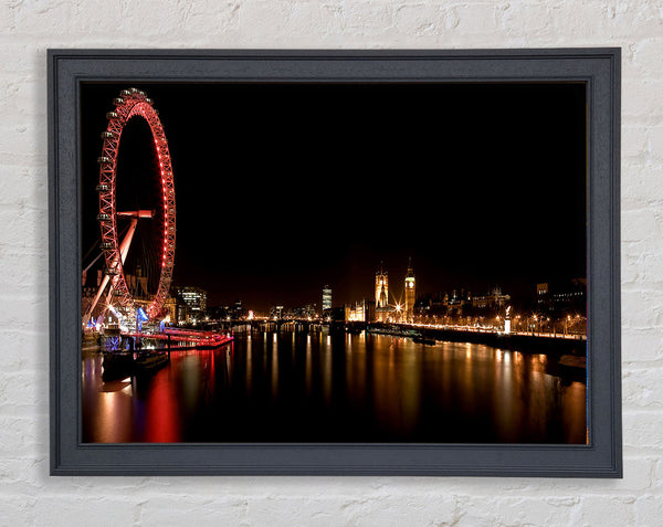 London Eye Night England