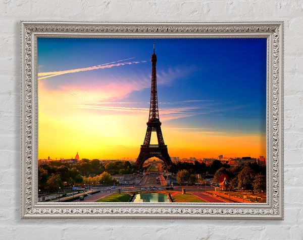 Eiffel Tower At Sunrise