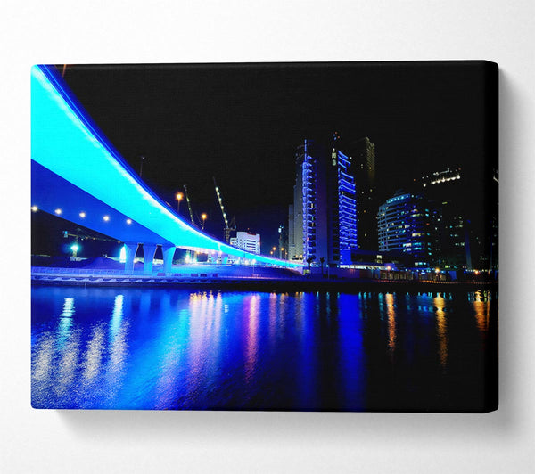 Electric Blue Bridge