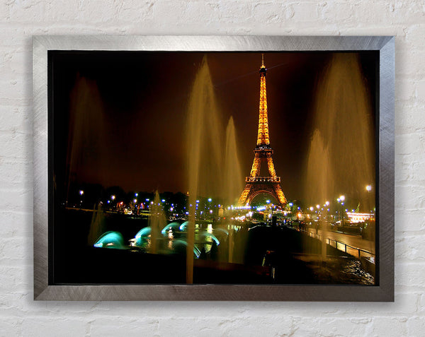 Fountains And Eiffel Tower