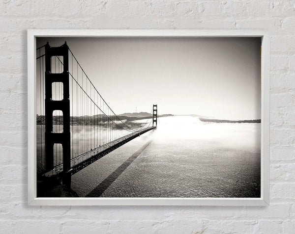 Golden Gate Bridge Black And White