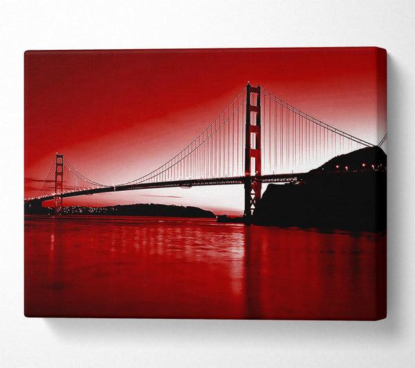 Golden Gate Bridge Red