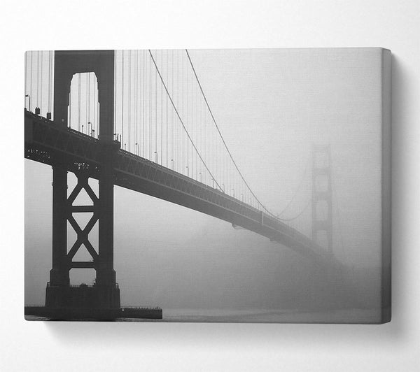 Golden Gate In Fog