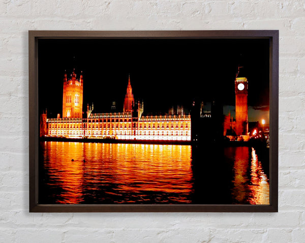 Houses Of Parliament Glow