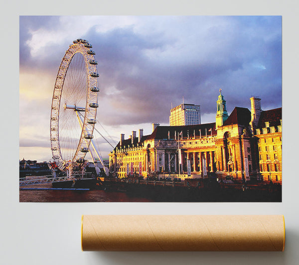 London Eye Morning Light