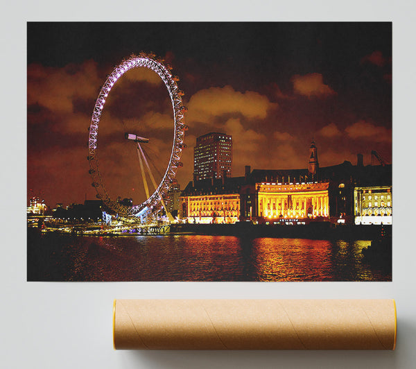 London Eye Night Skys