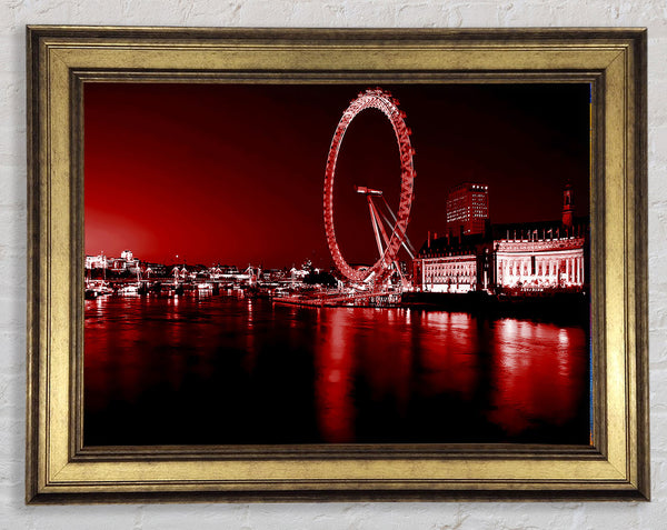 London Eye Red