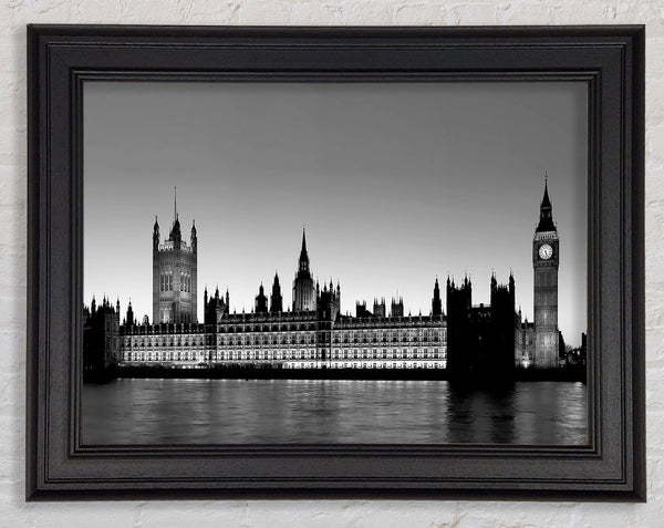 London Houses Of Parliament B n W