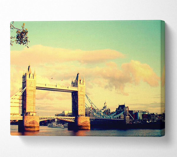 London Tower Bridge Retro