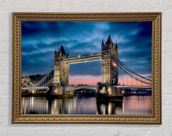 London Tower Bridge At Dusk