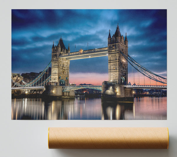 London Tower Bridge At Dusk