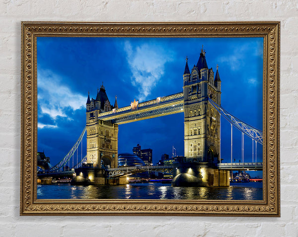 London Tower Bridge Blue Night Skys