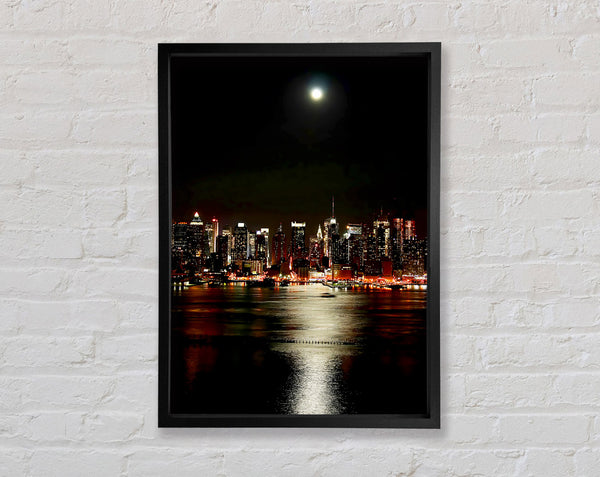 New York City Moonlit Glow