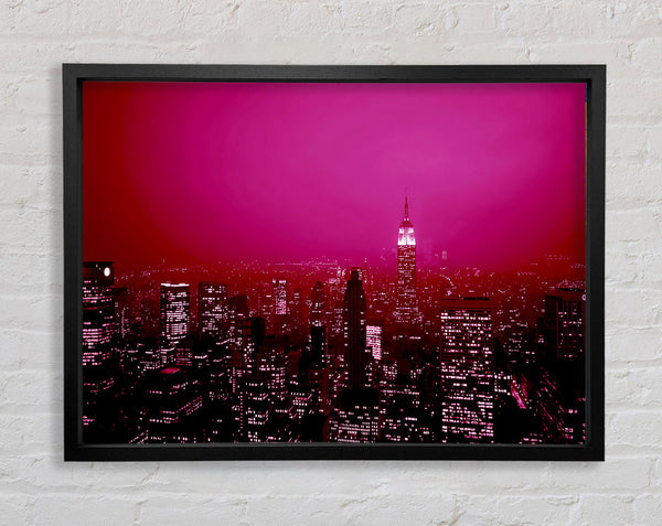 New York City Pink Skies