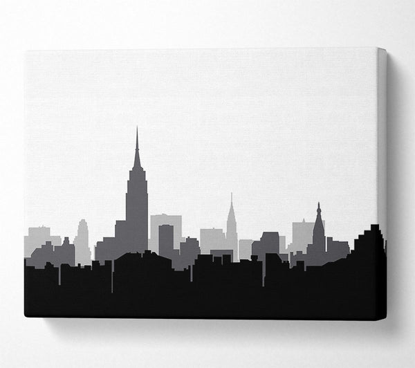 New York Silhouette B n W