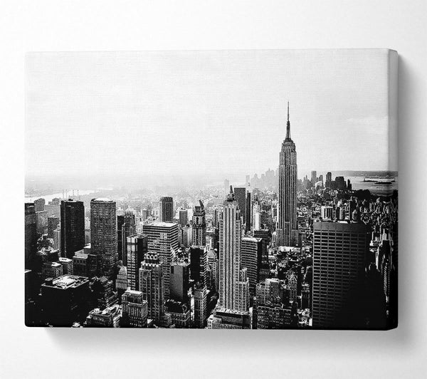 New York Empire State Skyline B n W