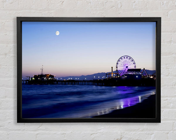 Ocean Pier Moonlight