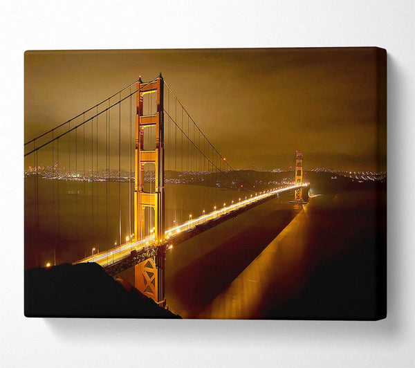 San Francisco Bridge Golden Mist