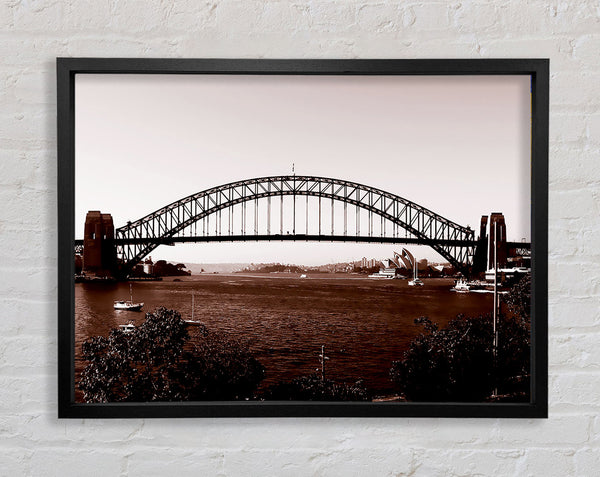 Sydney Harbour Bridge Brown