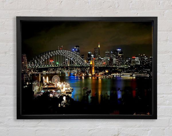 Sydney Harbour Bridge Evening Glow