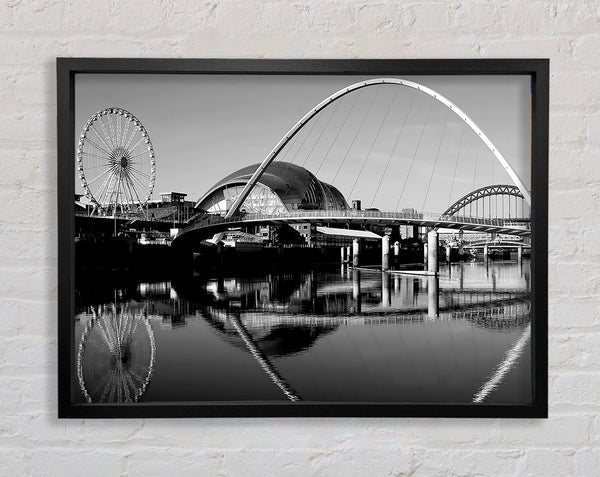 The City Of Fun Newcastle B n W