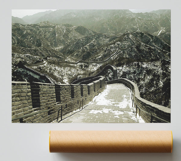 The Great Wall Of China Sepia