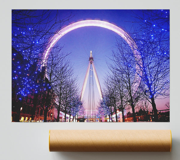 The London Eye At Dusk