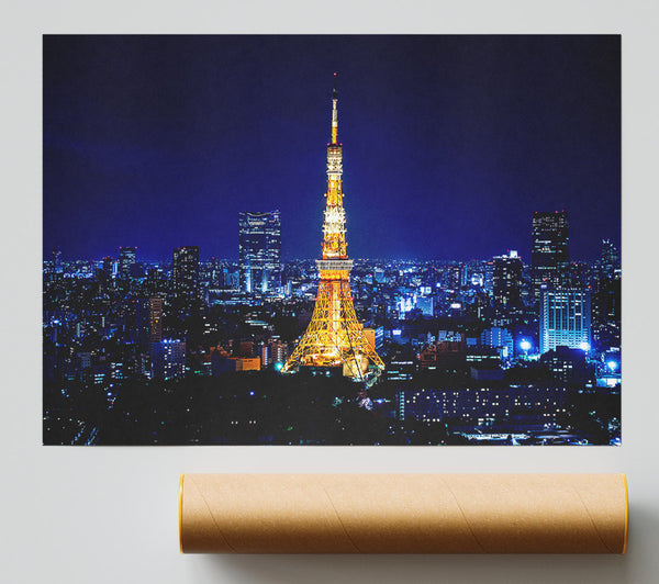 Tokyo Tower At Night