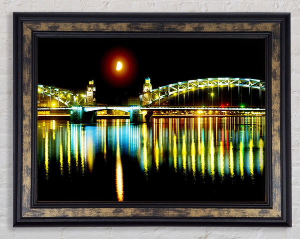 Twin Bridge Moonlight