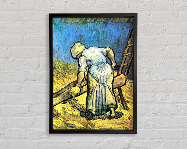 Van Gogh A Farmer Cutting Hay