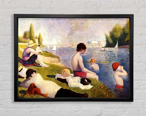 Seurat A Swimming Pool In Asnie`re