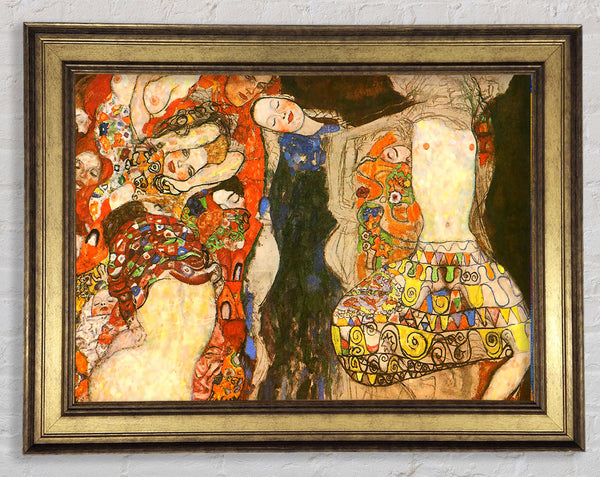 Klimt Adorn The Bride With Veil And Wreath