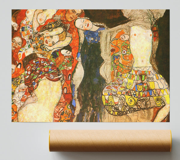 Klimt Adorn The Bride With Veil And Wreath