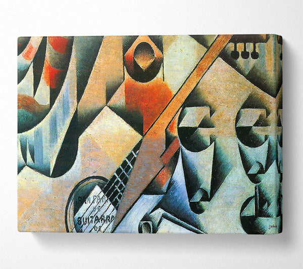 Juan Gris Banjo (Guitar) And Glasses