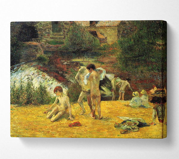 Gauguin Bathing In The Mill Of Bois D Amour