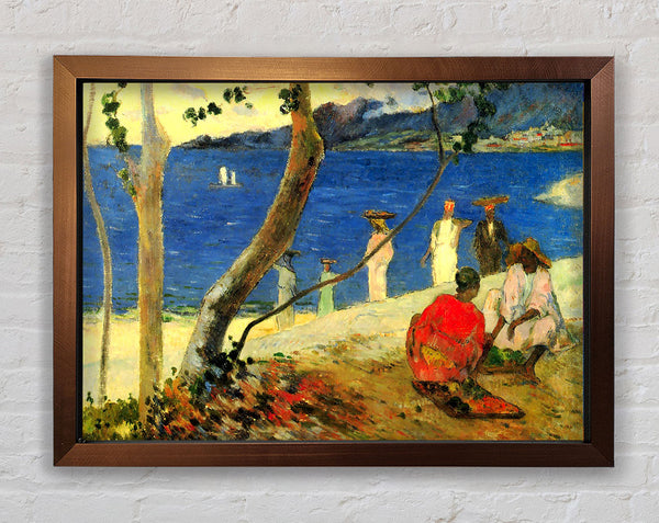 Gauguin Beach Scene