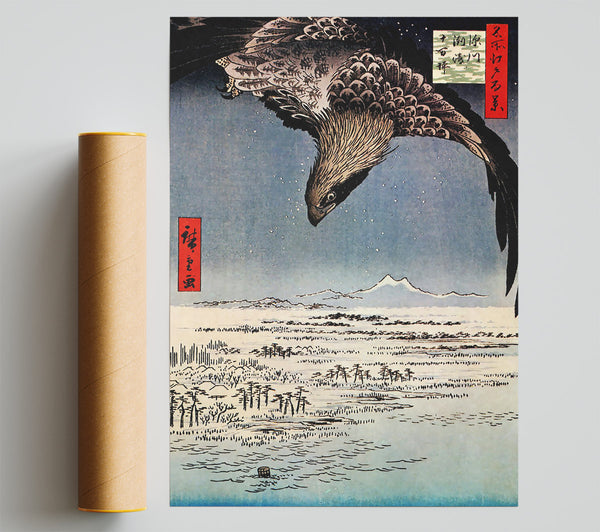 Hiroshige Bird In Flight